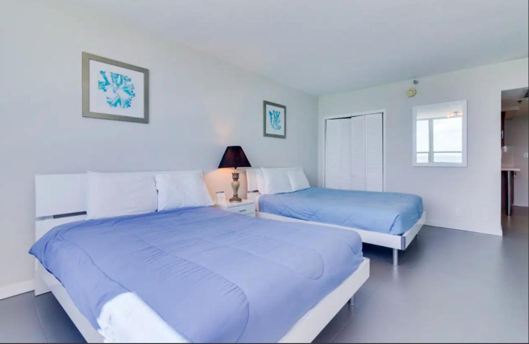 Castle 835 Oceanview Studio On Beach With Pool, Gym, Bars, And Free Parking ميامي بيتش المظهر الخارجي الصورة
