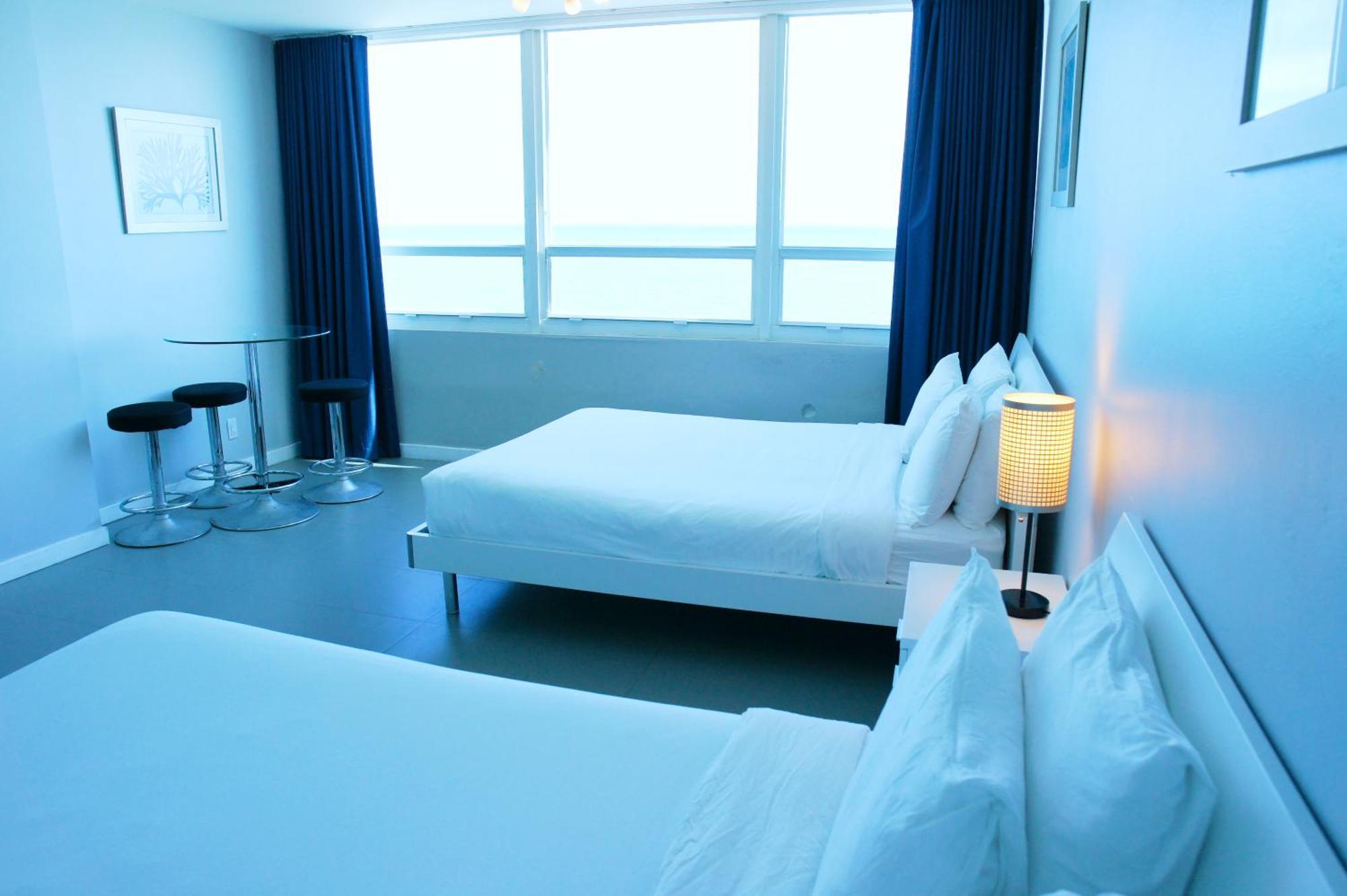 Castle 835 Oceanview Studio On Beach With Pool, Gym, Bars, And Free Parking ميامي بيتش المظهر الخارجي الصورة